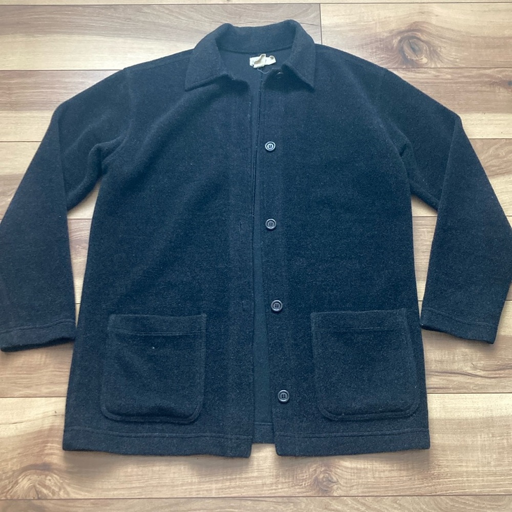 J Crew Vintage Wool Blend Mid Length Coat.